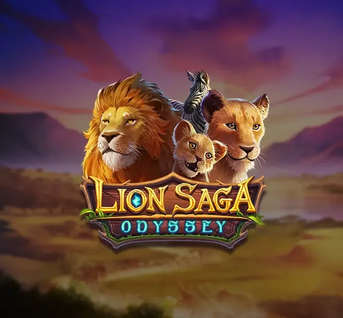 Lion Saga Odyssey - Epic adventure slot with golden treasures and wild lions
